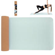 BAKAJI  Στρώμα Γιόγκα 183x61 cm Διπλής Όψης TPE και Φελλός Πάχους 4mm Αντιολισθητικό  02840842