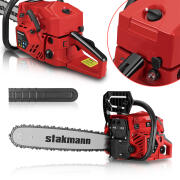STAKMANN Αλυσοπρίονο Βενζίνης 2 Χρόνων 52 cc Λάμα 50 cm Κόψιμο Ξύλων Κλαδιών EasyStart 02841554