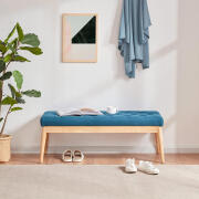 Shally Dogan 02841897 Κασετίνα Πουφ Πάγκος 108x41εκ Μπλε