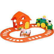 BAKAJI Παιχνίδι Φάρμας Τρένο με Ήχο και Φως Eddy Toys Ζωάκια Φιγούρες 02842157