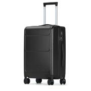 NAUTICA Βαλίτσα καμπίνας πολυκαρβονική 20''  μαύρη  με 4 ρόδες ύψους 55cm