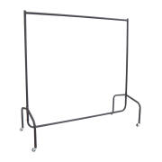 HOMCOM Τροχήλατη Μεταλλική Κρεμάστρα Ρούχων Δαπέδου 150 x 60 x 170 cm 03-0006