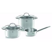 Fissler Σετ 3 Τεμαχίων Χύτρες 20cm-24cm Και Κατσαρολάκι 16cm Από Ανοξείδωτο Ατσάλι San Francisco