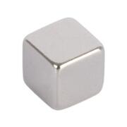 SUKI Μαγνήτης Κύβος Neodymium Ασημί 5x5mm 8Τμχ