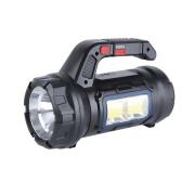 GSC  Πολυλειτουργικός Επαναφορτιζόμενος Φακός 10W 2400mAh 400lm με Εργαλειοθήκη Μαύρο