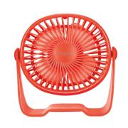 Niaros  Επιτραπέζιος Ανεμιστήρας Alua USB 3W Mini Ανοιχτό Κόκκινο