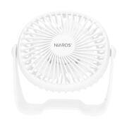 Niaros  Επιτραπέζιος Ανεμιστήρας Alua USB 3W Mini Λευκό