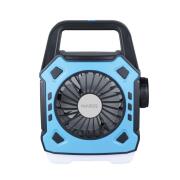 Niaros Ανεμιστήρας Κάμπινγκ Stawell USB 4W με Φακό LED 180lm Μπλε