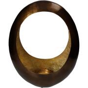 ArteLibre Κηροπήγιο Μέταλλο 34x15x45cm Μπρονζέ