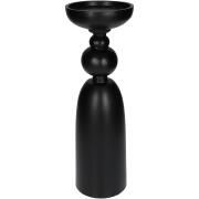 ArteLibre Κηροπήγιο Αλουμίνιο 12x12x37cm Μαύρο