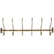 ArteLibre Κρεμάστρα Τοίχου Μέταλλο 76.5x8.5x24cm Χρυσό