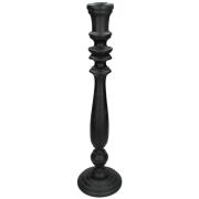 ARTELIBRE Κηροπήγιο Μαύρο Polyresin 12.5x12.5x48cm