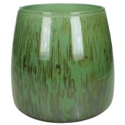 ARTELIBRE Κηροπήγιο Πράσινο Γυαλί 23x23x23cm