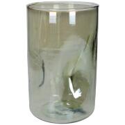 ArteLibre Κηροπήγιο Γυαλί 15x15x25cm Πράσινο