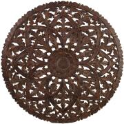 ARTELIBRE Διακοσμητικό Τοίχου Καφέ MDF 90x2x90cm