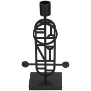 ArteLibre Κηροπήγιο Μέταλλο 12.2x6.2x22.5cm Μαύρο