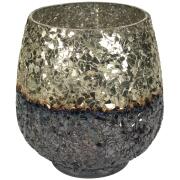 ArteLibre Κηροπήγιο Γυαλί 12x12x13cm Μπλε