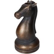 ArteLibre Κηροπήγιο Πιόνι Σκακιού Polyresin 11.5x11.5x22cm Μαύρο