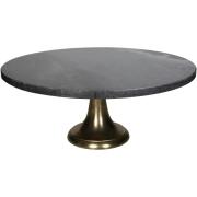 ArteLibre Τουρτιέρα Μάρμαρο 36.7x36.7x15.2cm Μαύρο