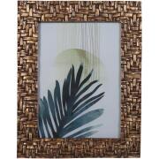 ARTELIBRE Κορνίζα Πλεκτή Καφέ Polyresin 13x18cm