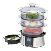 CLATRONIC Ψηφιακός ατμομάγειρας, 800W. CLATRONIC DG 3547