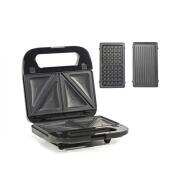 DICTRO LUX Τοστιέρα 3 σε 1 887906 750W Μαύρη-Ασημί