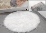 Artelibre Χαλάκι Στρογγυλό Συνθετική Γούνα Φ100cm Σε 4 Χρώματα