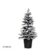 ARTELIBRE Δέντρο Χιονισμένο Σε Μαύρη Γλάστρα 1248 Κλαδιά 140cm