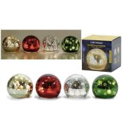 ARTELIBRE Μπάλα Πολύχρωμο Γυαλί Φ12cm Σε 4 Σχέδια