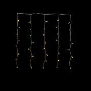 ARTELIBRE 120 LED Κουρτίνα Εξωτερικού Χώρου Θερμό Λευκό Φως Διάφανο Καλώδιο 1x3m