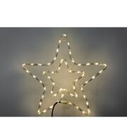 ARTELIBRE Αστέρι Διπλό 54 LED Θερμό Λευκό Φως 58x58cm