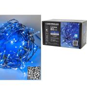 ARTELIBRE 80 LED Κεριά Εσωτ. & Εξωτ. Χώρου Με 8 Προγράμματα Και Χρονοδιακόπτη Μπλε Φως Διάφανο Καλώδιο Μη Επεκτεινόμενο Μπαταρίας 4.5V 5.5+0.2m