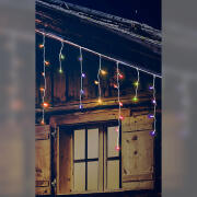 ARTELIBRE 75 LED Κουρτίνα Εσωτ. & Εξωτ. Χώρου Με 8 Προγράμματα Και Μετασχηματιστή Πολύχρωμο Φως Λευκό Καλώδιο Επεκτεινόμενο IP44 3+5x0.6m