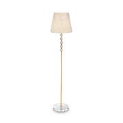 Ideal Lux Φωτιστικό Δαπέδου Ορθοστάτης Μονόφωτο Queen PT1 077765 E27 max 1 x 60W Oro