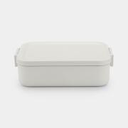 Brabantia Make & Take  Δοχείο Φαγητού 1,1L-Medium- 20X13,5X5,5cm Κρεμ -Πλαστικό