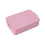 Brabantia Make & Take  Δοχείο Φαγητού Με Χωρίσματα Bento 2Lt -Large- 25,5X16,7X6,2cm Lilac Pink -Πλ