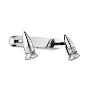 Ideal Lux Φωτιστικό Τοίχου Απλίκα Πολύφωτο Alfa AP2 089577 GU10 max 2 x 50W Χρώμιο