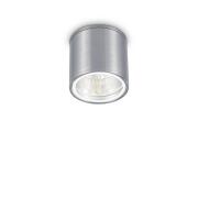 Ideal Lux Φωτιστικό Oροφής Πλαφονιέρα Σποτ Μονόφωτο Gun PL1 092324 GU10 max 1 x 28W Αλουμίνιο