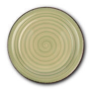NAVA Πιάτο ρηχό stoneware "Lines Oil green" 27cm