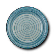 NAVA Πιάτο φρούτου stoneware "Lines Faded Blue" 19.5cm