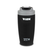 Nava Θερμός Ποτήρι με Καλαμάκι We Care 500ml Μαύρο