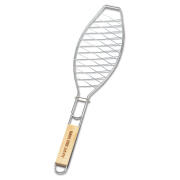 NAVA Σχάρα ψησίματος διπλή "BBQ Guru" μεταλλική 14x33cm