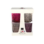 Royal Leerdam Ποτήρια Νερού 350ml Starla Match & Colour Pink -Γυάλινα Σετ 4 Τεμαχίων