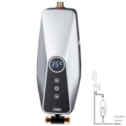 Osio Ταχυθερμαντήρας Μπάνιου  Κουζίνας Ηλεκτρικός Μονοφασικός 5.5kW με Οθόνη OHF-2551S