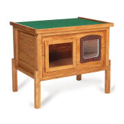 Inkazen Ξύλινο Σπίτι Γάτας με Ανοιγόμενη Οροφή 70 x 51.5 x 60 cm Inkazen 10110185