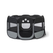 Inkazen Πτυσσόμενο Πάρκο Εκπαίδευσης Σκύλου 110 x 110 x 64 cm Inkazen 10111204