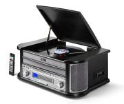 Akai ATT-350CC – Ρετρό Πικάπ 3 Ταχυτήτων με CD, Κασέτα, AM/FM, Bluetooth 5.0 & USB Recording (2×4W)