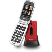 Olympia MIRA GR Κόκ. (Ελ. Μενού) Κινητό τηλέφωνο για ηλικιωμένους με κουμπί SOS, BT, κάμερα με φλας