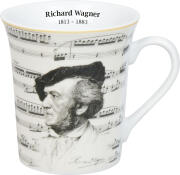 Konizt Κούπα 410ml Wagner Composers Music Λευκή Πορσελάνη