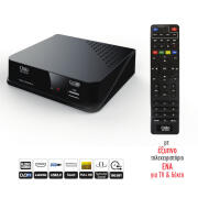 Osio OST-2670D DVB-T/T2 FHD H265 MPEG-4 Ψηφιακός δέκτης με USB και μεγάλο χειριστήριο για TV & δέκτη